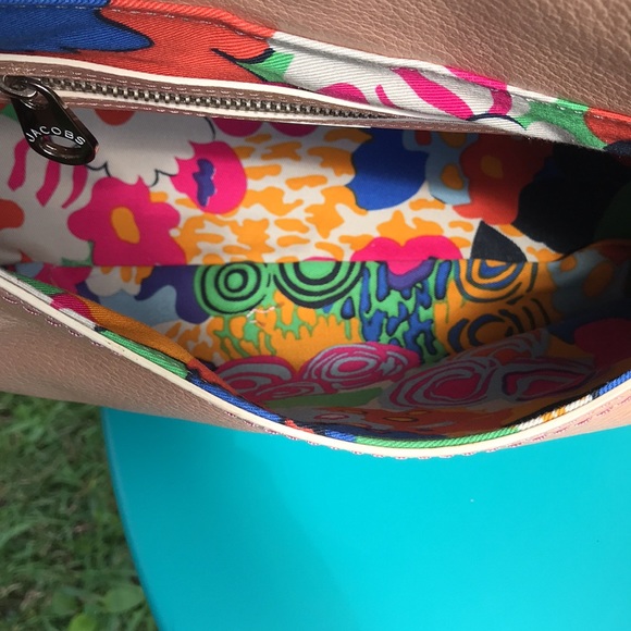 🔥Pristine Condition Marc Jacobs Studded Bow Bag Peach/Pink - Picture 6 of 13